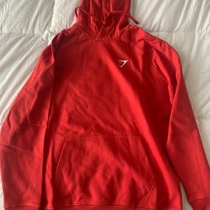 NWOT Gymshark Crest Hoodie Red